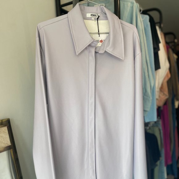 Apparis Jackets & Blazers - Apparis Frida Lilac Shirt/Shirtdress